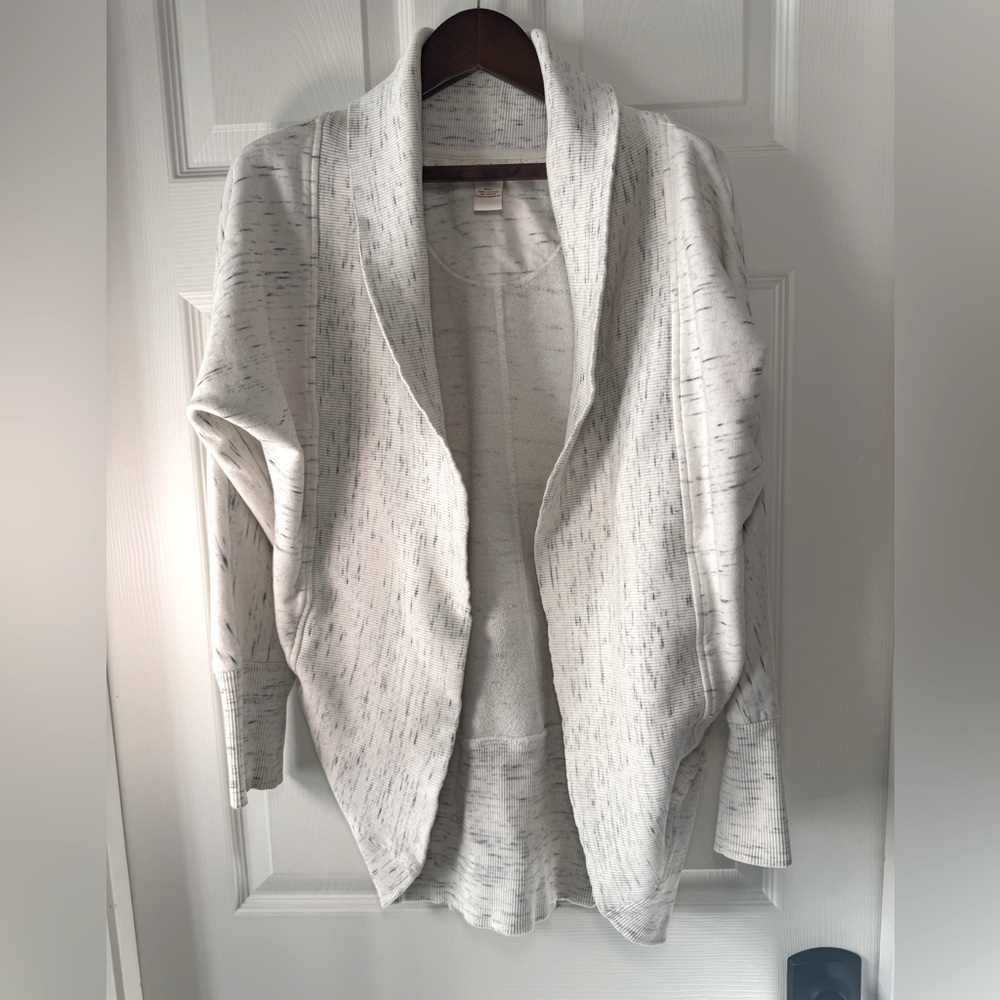 Sundance Sweater Cardigan Open Front Heather Cream Boho Causal Size Small Womens